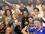 Revealed: Leicester players rang in promotion celebrations at manager Enzo Maresca's HOUSE after sealing Premier League return... as Marc Albrighton sheds light on Jamie Vardy's inspiring pep talk following back-to-back defeats