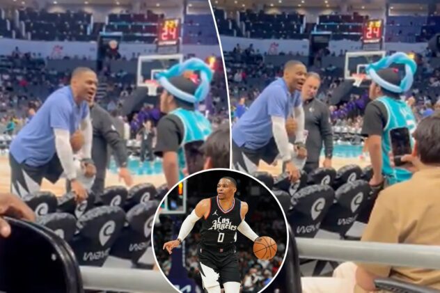 Russell Westbrook gets into another heated spat with NBA fan: ‘I don’t give a f–k’