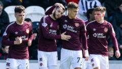 Scottish Premiership: Hearts & Dundee both lead in top flight