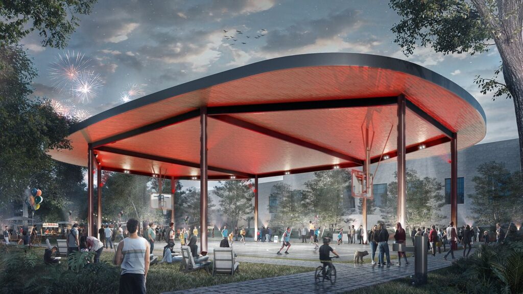 Shaded basketball court coming soon to Hemisfair