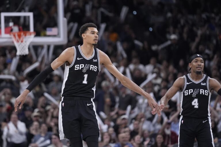 Spurs’ Victor Wembanyama out for regular-season finale against Pistons with ankle injury