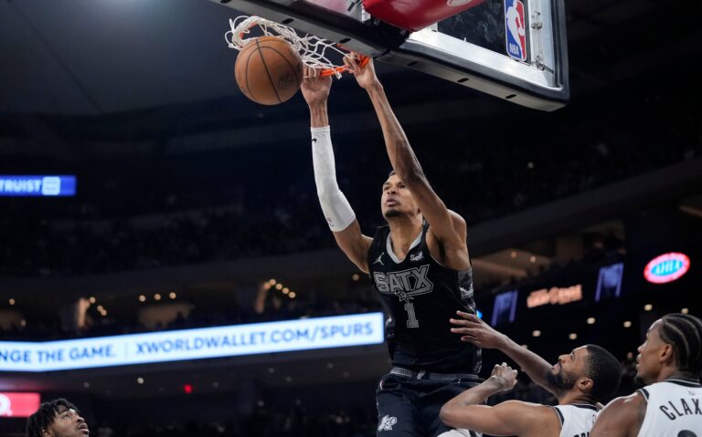 Spurs’ Victor Wembanyama selected as finalist for NBA Rookie of the Year, DPOY awards