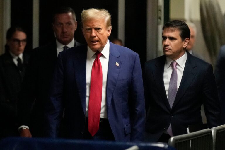 The Latest | Stormy Daniels' former lawyer, others called to witness stand in Trump hush money trial