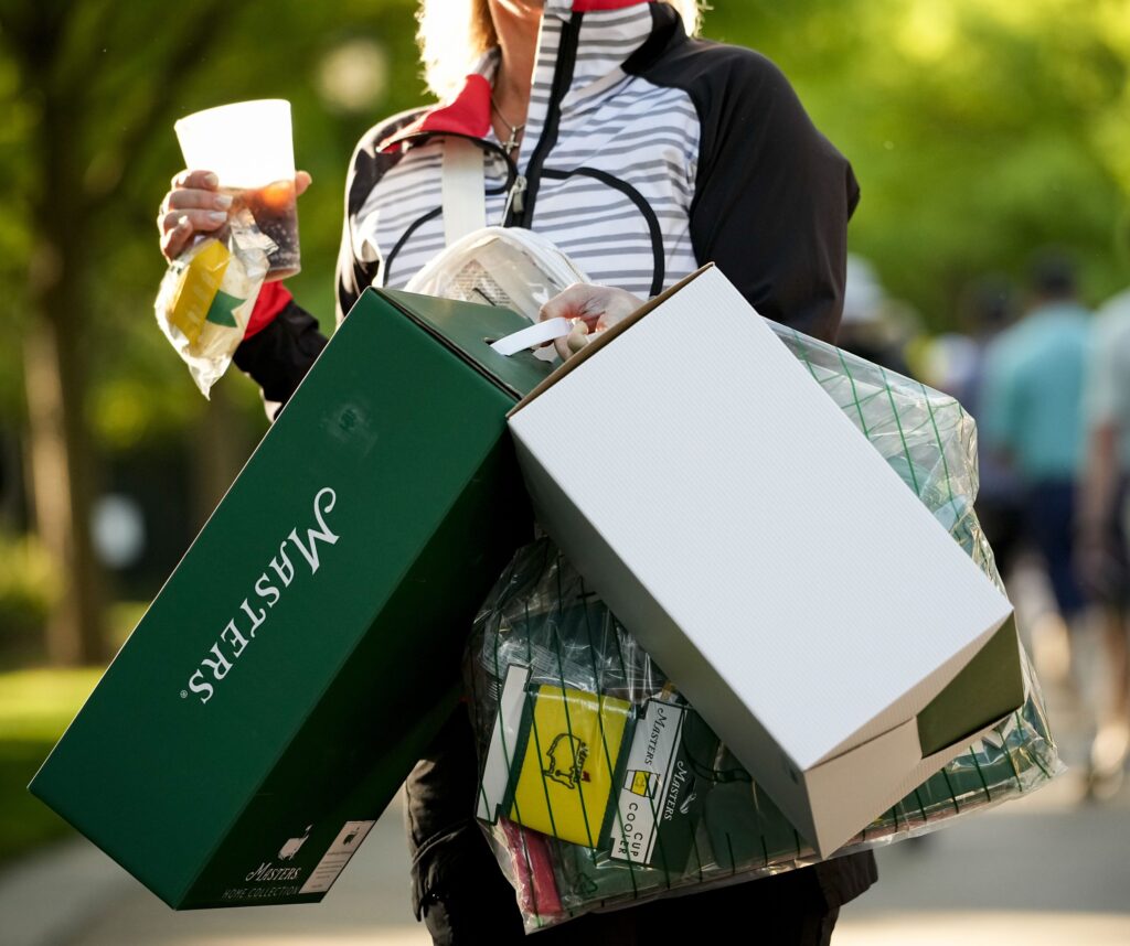 These high-dollar Masters merchandise haul videos went viral on TikTok