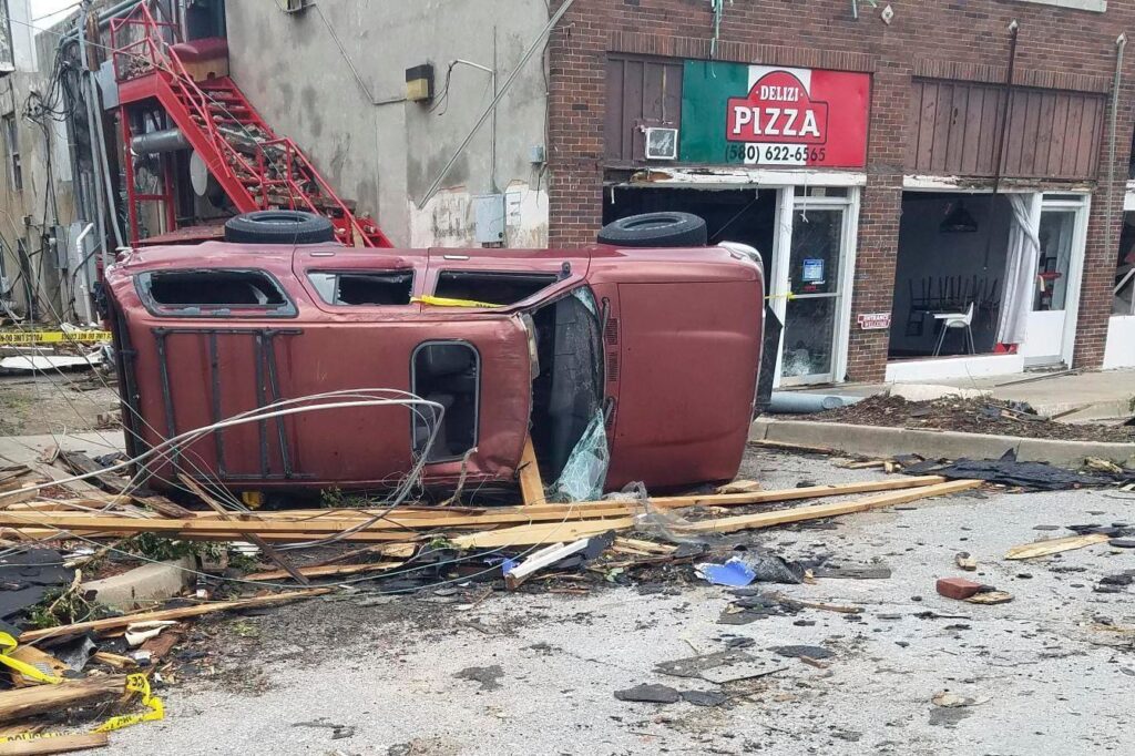 Tornadoes kill 4 in Oklahoma, leaving trail of destruction and thousands without power