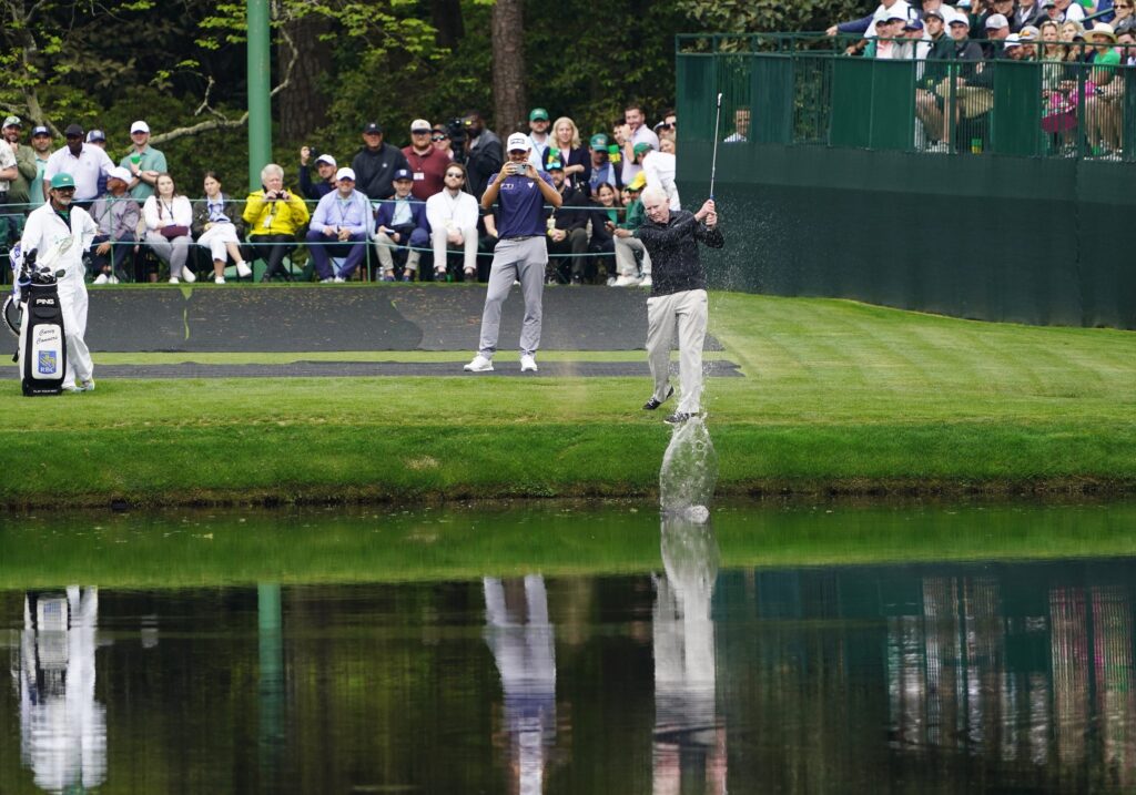 Tradition of skipping golf balls across 16th hole during Masters practice rounds actually started with this guy