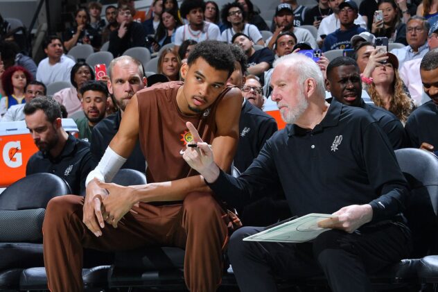 Victor Wembanyama wins third straight Western Conference Rookie of the Month