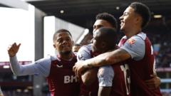 Villa come from behind to beat Bournemouth