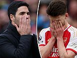 'We've choked again': Piers Morgan leads Arsenal fans slamming Mikel Arteta's side after they suffer costly defeat at home by Aston Villa in Premier League title race