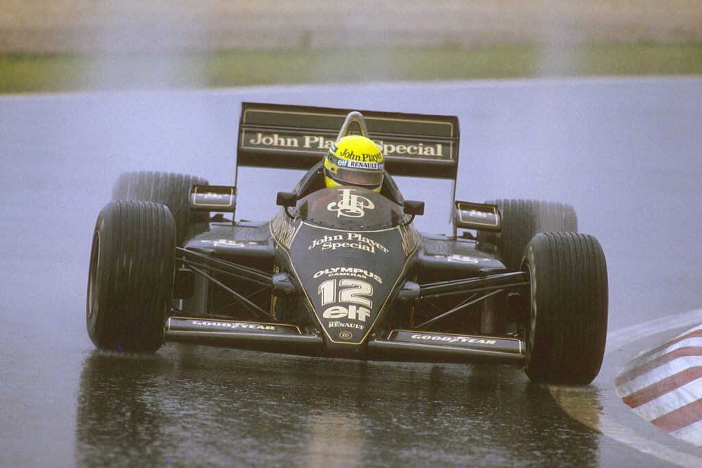 When Senna broke his F1 duck by walking on water