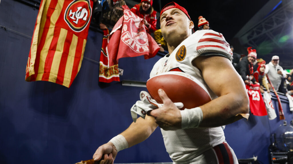 49ers coach gives cryptic response when asked about Christian McCaffrey's absence