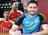 Arsenal star Jorginho reveals Mikel Arteta TWICE tried to sign him for the Gunners before he joined from Chelsea - as the Italian opens up on impact of Kai Havertz and Declan Rice on the title-chasers