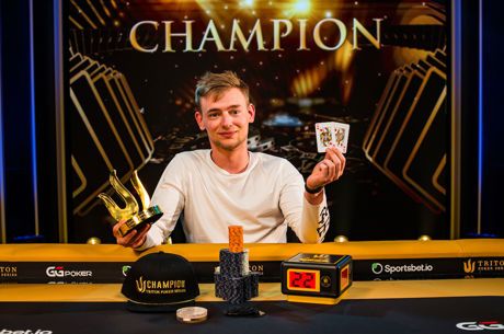 Artisom Lasouski Takes Down a $40K Event on His Triton Poker Debut