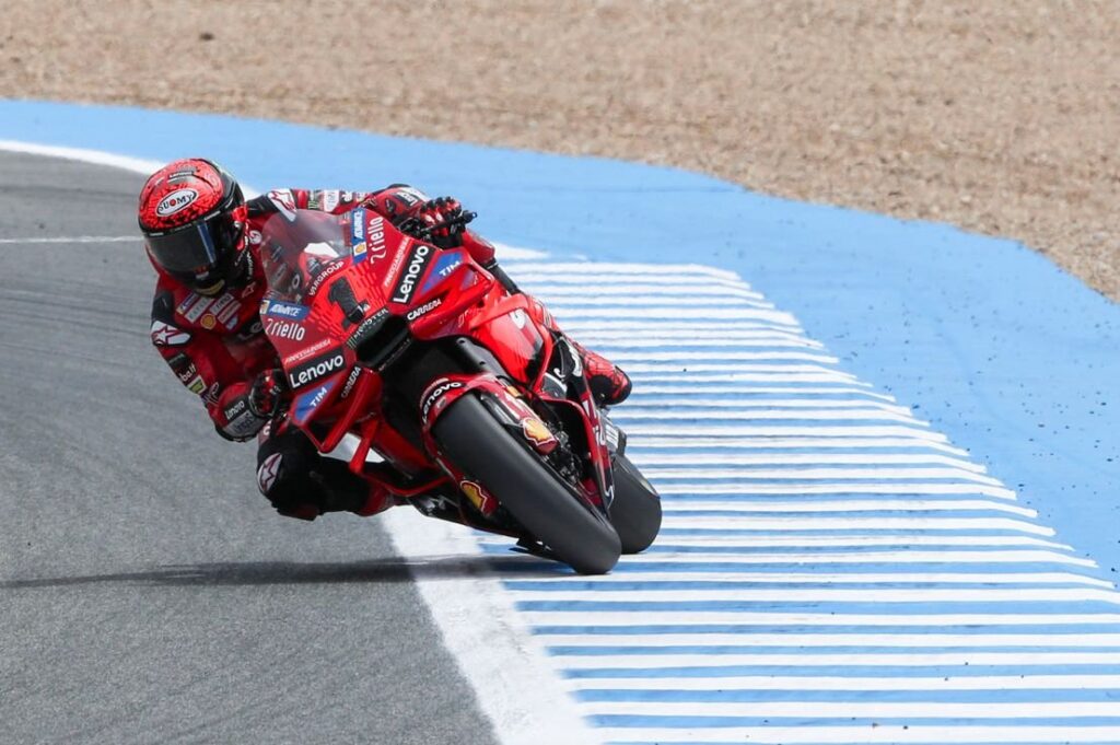 Bagnaia used Jerez MotoGP practice “as a test” for “big” change