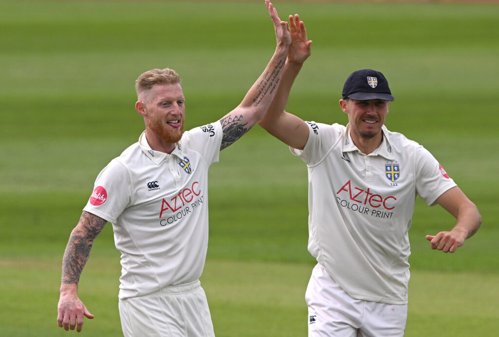 Ben Stokes, David Bedingham star for Durham before Somerset fight back