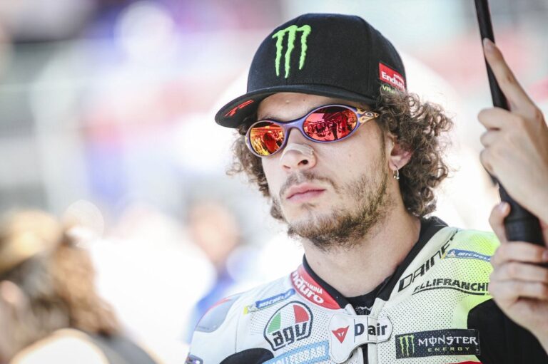 Bezzecchi "not upset" to fall out of factory Ducati MotoGP seat frame
