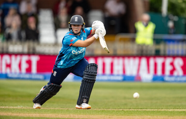 Capsey the mainstay as England tally 243 for 9 after being put in