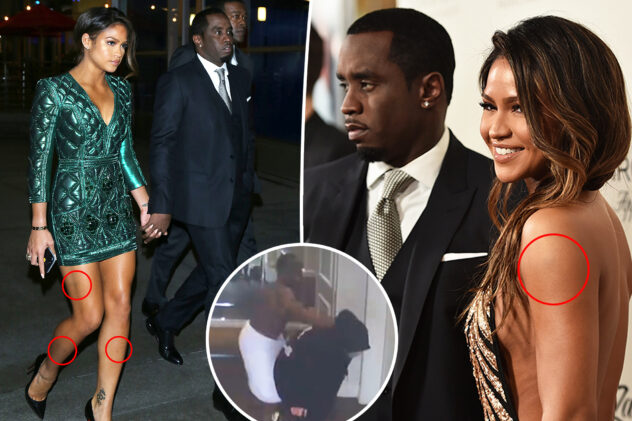 Cassie Ventura seen with multiple bruises on red carpet just 2 days after brutal Sean ‘Diddy’ Combs attack