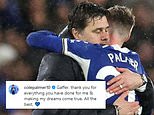 Cole Palmer leads Mauricio Pochettino tributes from Chelsea players... with Mykhailo Mudryk and Noni Madueke also among those to give their thanks to the Argentine