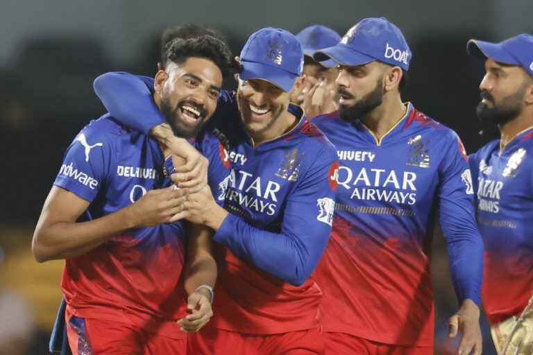 Du Plessis, bowlers seal see-saw win for Royal Challengers Bengaluru