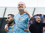 Free-scoring Man City look in the mood in the Premier League title run-in after breaking a 103-year record following Wolves drubbing... Arsenal will depend on them slipping up in two away games
