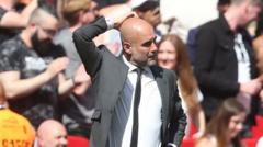 Guardiola admits tactical 'mistake' in FA Cup final
