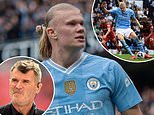 'I don't care about that man!': Erling Haaland brutally fires back at Roy Keane following FOUR-GOAL outing against Wolves - after TV pundit had previously likened him to a League Two striker
