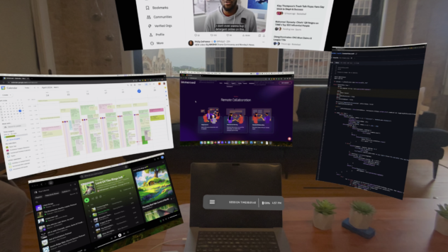 Immersed For Apple Vision Pro Gives You Virtual Extra Mac Monitors, With Tradeoffs