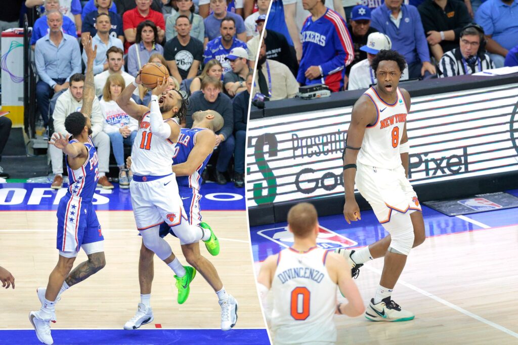 Jalen Brunson, Knicks close out thrilling Game 6 to clinch series over 76ers