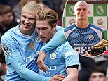 Kevin de Bruyne claims 'people don't appreciate' Erling Haaland because of drop off after 'ridiculous' last season and makes his two picks for Man City Player of the Year