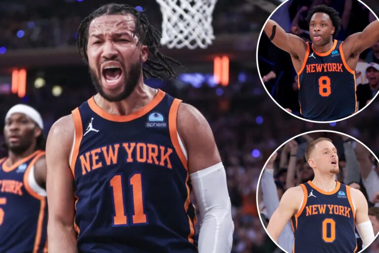 Knicks trio makes franchise history with offensive output in Game 2 win