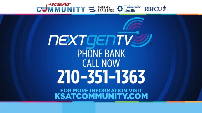 KSAT to host phone bank Monday on NEXTGEN TV