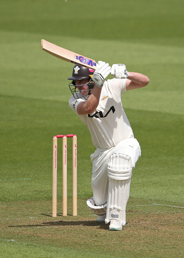 Lawrence-Pope stand revives Surrey before Worrall strikes with ball