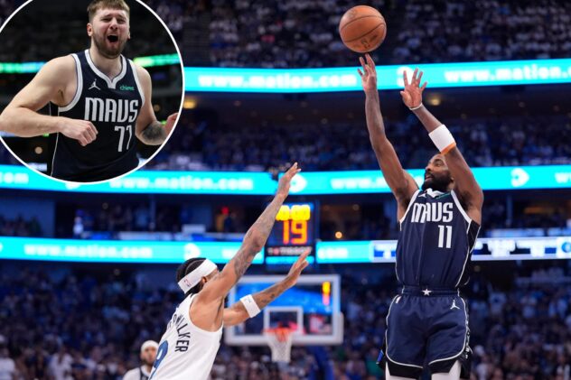Luka Doncic, Kyrie Irving power Mavericks to Game 3 win that puts Timberwolves on the brink