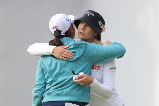 Madelene Sagstrom, Rose Zhang running away from field at LPGA's Cognizant Founders Cup