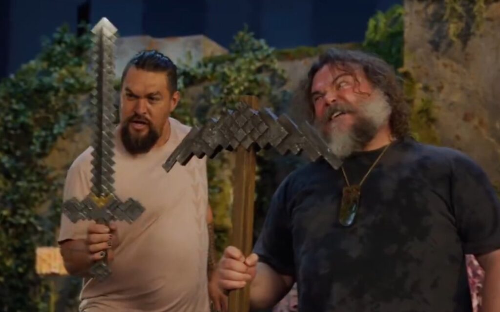 Minecraft Movie Stars Celebrate The Game's 15th Anniversary With Cake