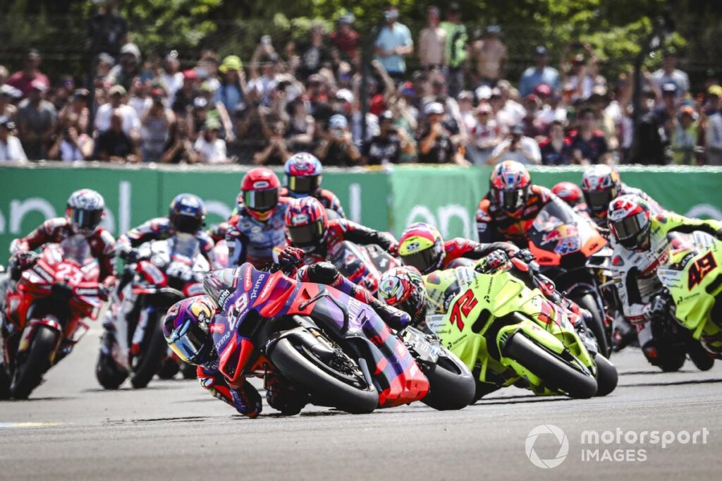 MotoGP French GP: Martin dominates sprint from Marquez as Bagnaia retires