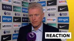 Moyes 'livid' after West Ham concede five