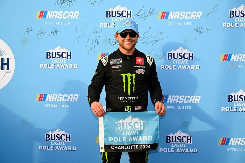 NASCAR Coke 600: Ty Gibbs beats Byron to first career pole