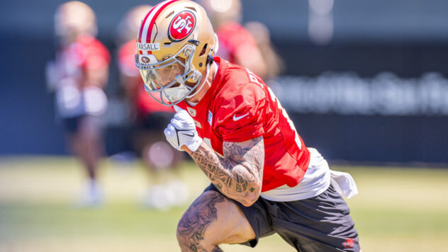 NFLPA Rookie Premiere offers glimpse of Ricky Pearsall in full 49ers uniform