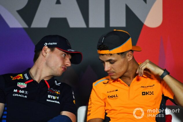 Norris can beat Verstappen in straight fight but 'many races ending in tears' - Brown