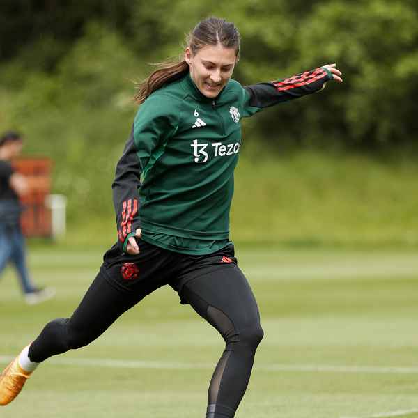 On the finishing straight