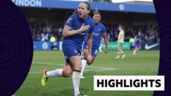 Reiten scores four in Chelsea's 8-0 win over Bristol City