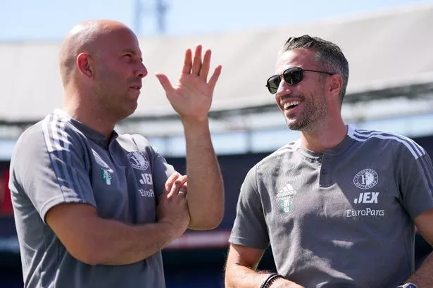 Robin van Persie sends Liverpool clear Arne Slot message after working with him