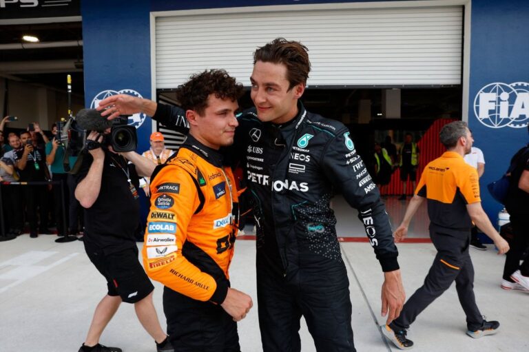Russell: Mercedes can take inspiration from first Norris F1 win