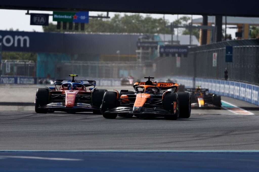 Sainz penalised for Piastri contact in F1 Miami GP, drops to fifth