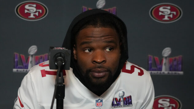 San Francisco 49ers’ Dre Greenlaw Breaks Silence on Super Bowl Injury ‘Shed a Couple Tears’