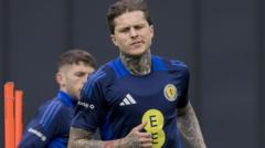 Scotland await scan after Dykes training injury
