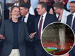 Sir Jim Ratcliffe meets Arsenal fan Sir Keir Starmer at Old Trafford to discuss Man United's new stadium plans... with the Red Devils boss plotting 'Wembley of the North' amid stadium flooding in Arsenal defeat