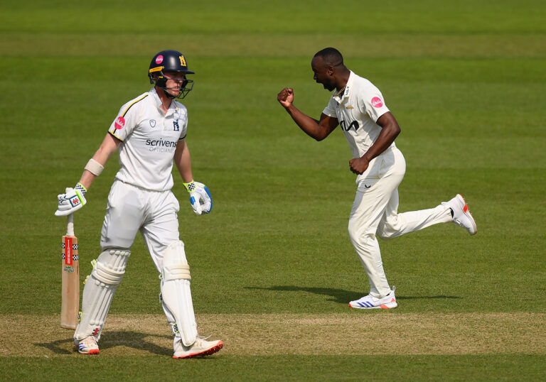 Smith 155, Roach six-for put Surrey on course for victory